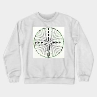 Chartres Labyrinth Crewneck Sweatshirt